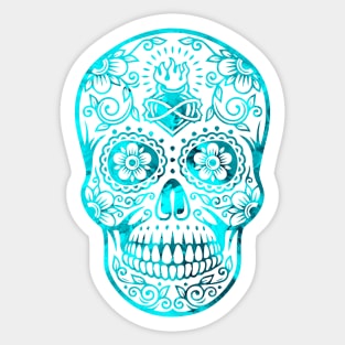 BLEU MEXICAN LATINO SCULL DESIGN Sticker